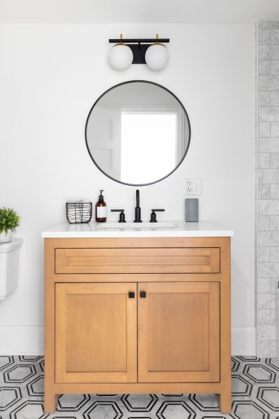 Custom Vanity Installation in Forney