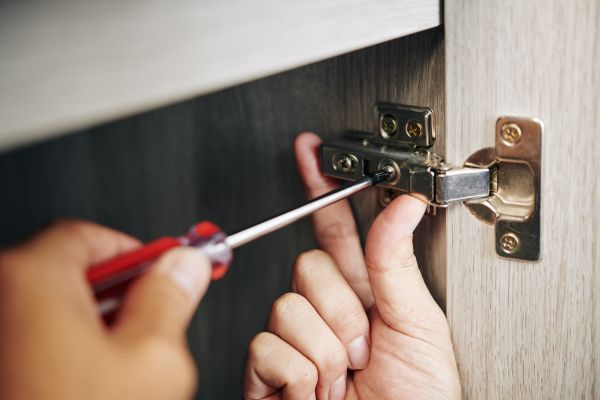 Cabinet Hinge Installation in Forney