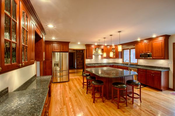 Cherry Kitchen Cabinet Repair in Forney