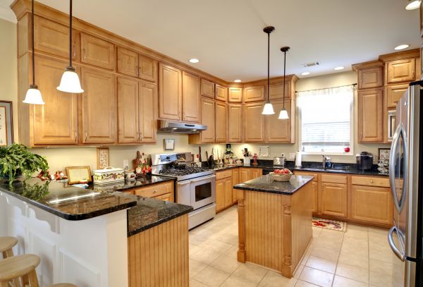 Maple Kitchen Cabinet Repair in Forney